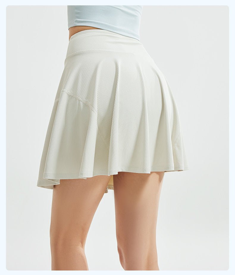 2 - in - 1 High - Waist Tennis Skirt | Breathable & Anti - Chafing Sports Skirt – Ceecile - Women's Activewear by Ceecile
